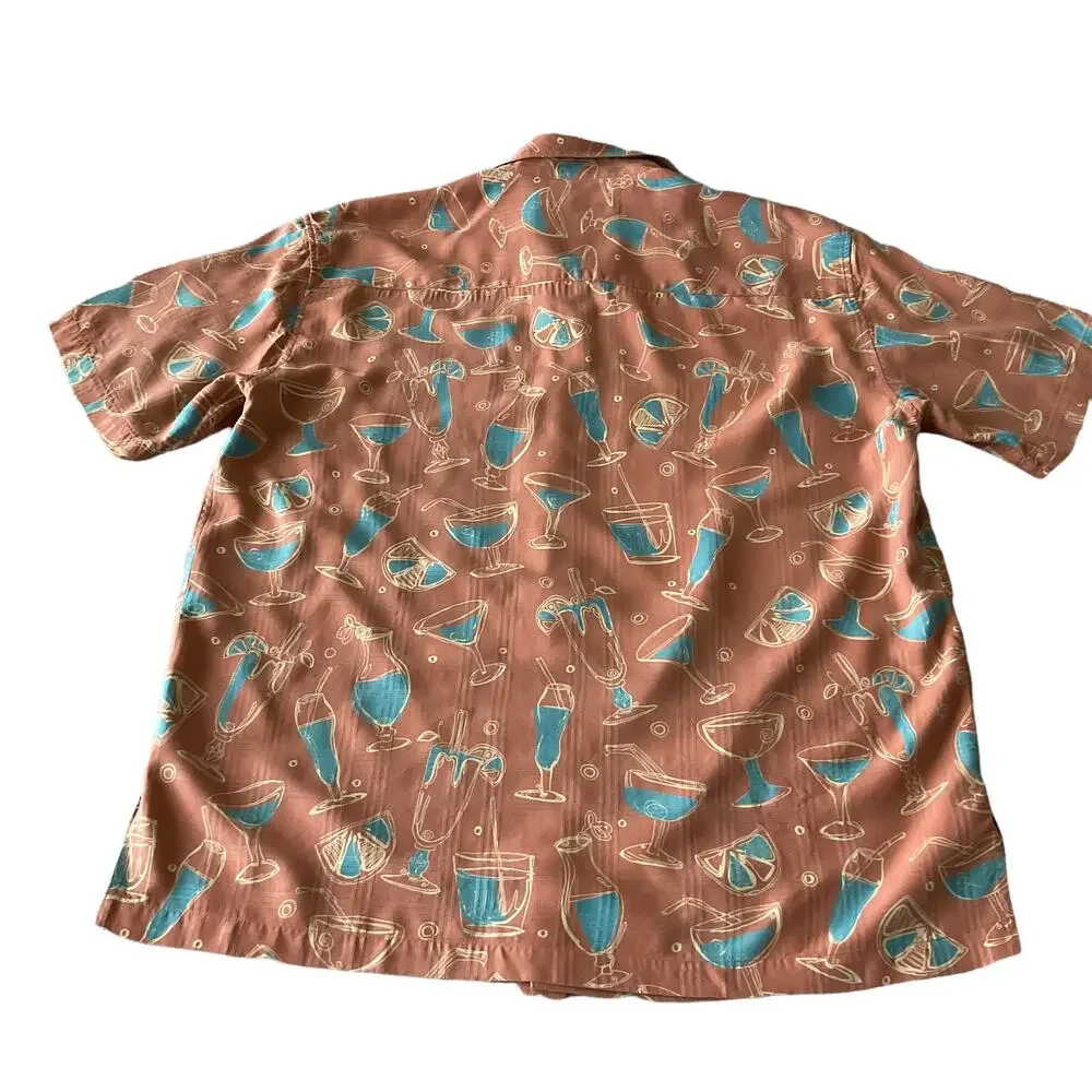 Tori Richard Button Down Silk‎ Shirt Men's  XL - Picture 2 of 5